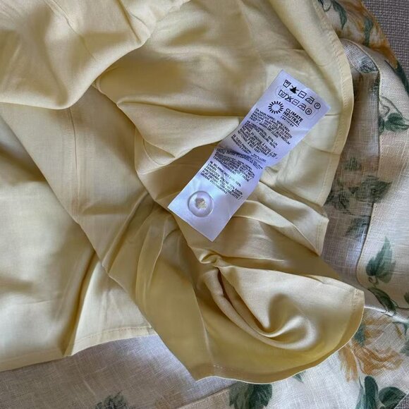 Reformation Floral Midi Dress in Cream and Yellow - Picture 11 of 14